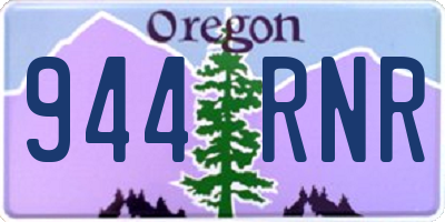 OR license plate 944RNR