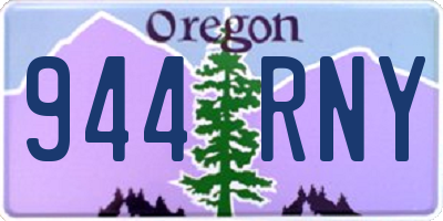 OR license plate 944RNY