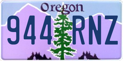 OR license plate 944RNZ