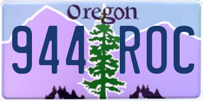 OR license plate 944ROC