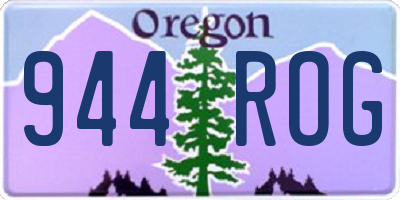OR license plate 944ROG
