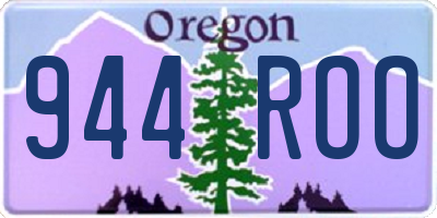 OR license plate 944ROO