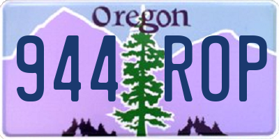 OR license plate 944ROP