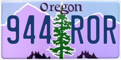 OR license plate 944ROR