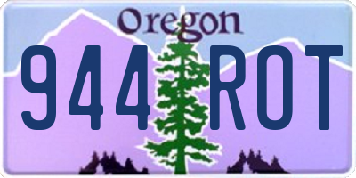 OR license plate 944ROT