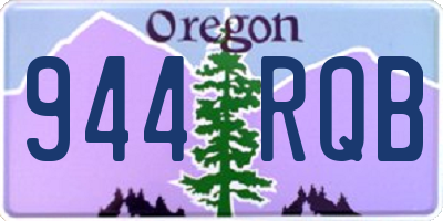 OR license plate 944RQB