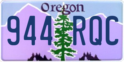 OR license plate 944RQC