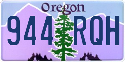 OR license plate 944RQH