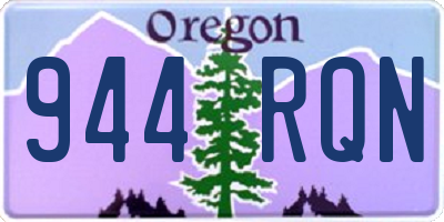 OR license plate 944RQN
