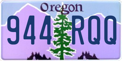 OR license plate 944RQQ