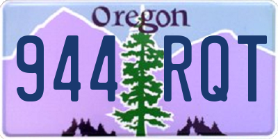 OR license plate 944RQT