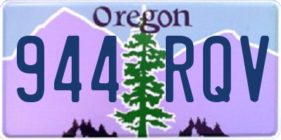 OR license plate 944RQV