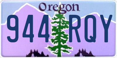 OR license plate 944RQY