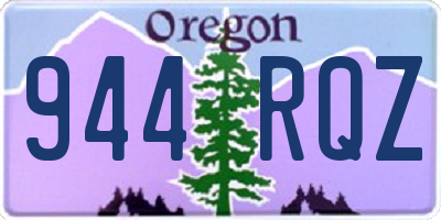 OR license plate 944RQZ