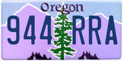 OR license plate 944RRA
