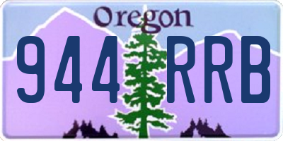 OR license plate 944RRB