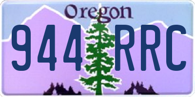 OR license plate 944RRC