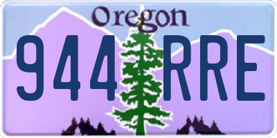 OR license plate 944RRE