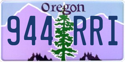 OR license plate 944RRI
