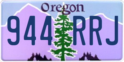 OR license plate 944RRJ