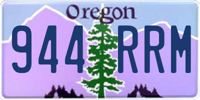 OR license plate 944RRM