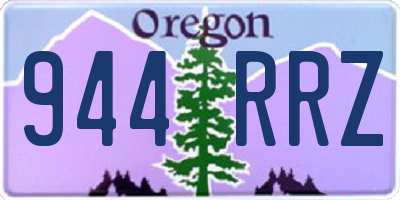 OR license plate 944RRZ