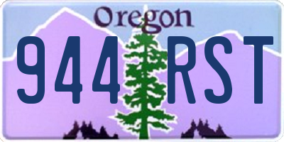 OR license plate 944RST
