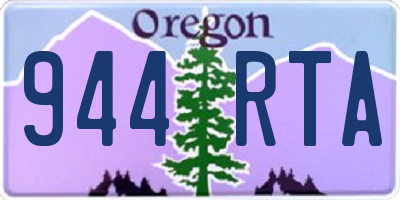 OR license plate 944RTA