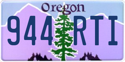 OR license plate 944RTI