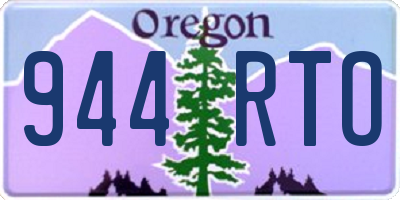 OR license plate 944RTO