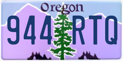 OR license plate 944RTQ