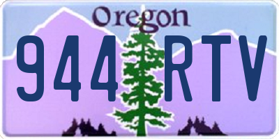 OR license plate 944RTV