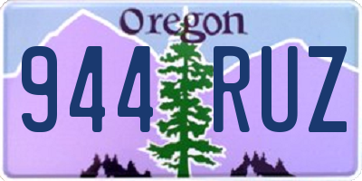 OR license plate 944RUZ