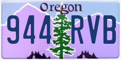 OR license plate 944RVB