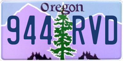 OR license plate 944RVD