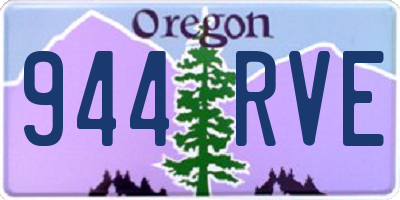 OR license plate 944RVE