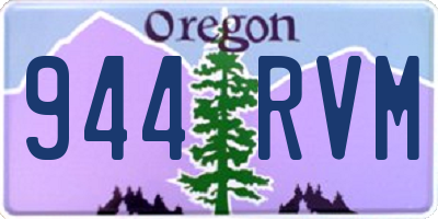 OR license plate 944RVM