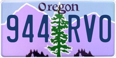 OR license plate 944RVO