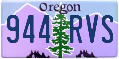 OR license plate 944RVS