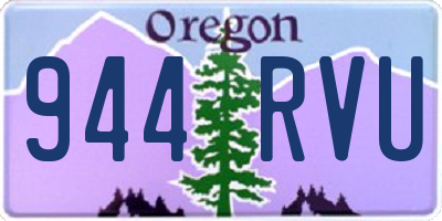 OR license plate 944RVU