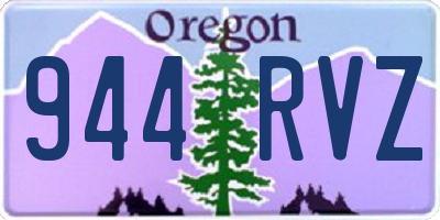 OR license plate 944RVZ