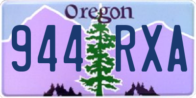 OR license plate 944RXA