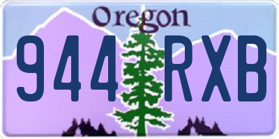OR license plate 944RXB