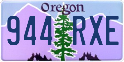 OR license plate 944RXE