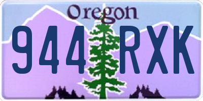 OR license plate 944RXK