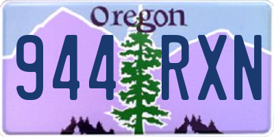OR license plate 944RXN