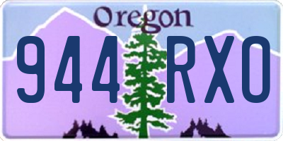 OR license plate 944RXO