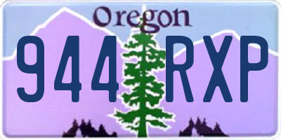 OR license plate 944RXP