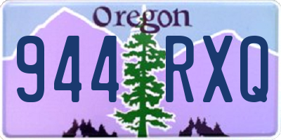 OR license plate 944RXQ