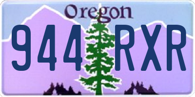 OR license plate 944RXR